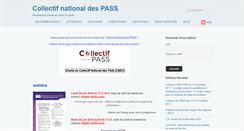 Desktop Screenshot of collectifpass.org